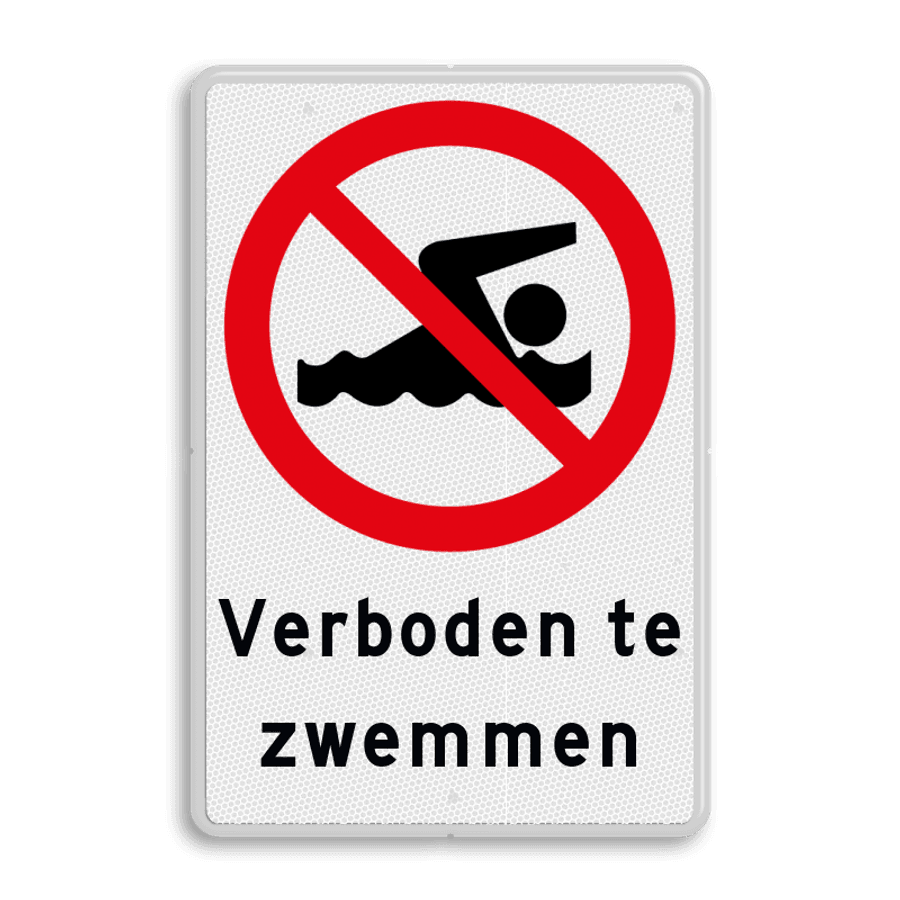 Verkeersbord Verboden Te Zwemmen Kopen Bestel Hier