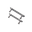 Kit de supports de fixation pour clotûres et barreaux (2 pièces)