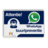 WhatsApp Buurtpreventie Informatiebord  Logo  - L209wa