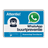 WhatsApp Buurtpreventie Informatiebord  Logo  - L209wa