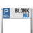 Parkeerplaatsbord type TS - met logo en/of eigen ontwerp - reflecterend