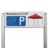 Parkeerplaatsbord type TS - met logo en/of eigen ontwerp - reflecterend