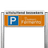 Parkeerplaatsbord type TS - met logo en/of eigen ontwerp - reflecterend