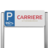 Parkeerplaatsbord type TS - met logo en/of eigen ontwerp - reflecterend