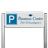 Parkeerplaatsbord type TS - met logo en/of eigen ontwerp - reflecterend