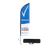 Beachflag 800x2200mm + logo - Rookvrije Generatie