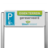 Parkeerplaatsbord type TS - met logo en/of eigen ontwerp - reflecterend