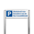 Parkeerplaatsbord type TS - met logo en/of eigen ontwerp - reflecterend