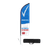 Beachflag 800x2200mm + logo - Rookvrije Generatie