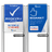 Portaalsysteem voor Rookvrij terrein - informatiebord met logo