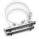 Rohrschelle verstellbar - klemmband edelstahl