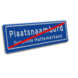 Plaatsnaambord 1540x520 mm RVV H02b (einde)