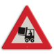 Verkeersbord - waarschuwing heftruck