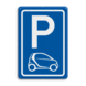 Parkeerbord E08 voor auto merk SMART