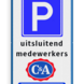 Parkeerbord Eigen terrein E04 3txt + kleuren logo