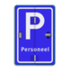 Parkeerbord met klap en 2 verschillende figuraties