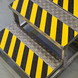 Vloertape rol anti-slip | 50-100mm breed | geel/zwart | lengte 18,3 meter