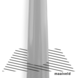 Poteau de trottoir d'Amsterdam Ø168x750mm - Couleur au choix - Logo de la ville non-inclus