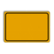 Omleidingsbord WIU geel - met logo in het kader