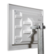 Miroir de circulation anti-condensation 600x400mm en acier inoxydable
