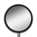 Miroir de circulation anti-condensation Ø600mm en acier inoxydable