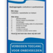 Informatiebord spelregels + logo full-colour opdruk