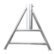 Afzethek aluminium 150cm - gekoppeld - t.b.v. A-standaards