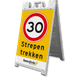 CarrySign TS 635x1140mm - A-bord vol reflecterend voor evenementen