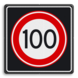 Verkeersbord RVV A01 130s - Maximum snelheid 130 km/h