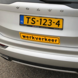 Sticker 800x160mm reflex FLUOR Werkverkeer