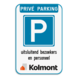 Panneau de stationnement - parking privé avec votre logo