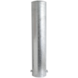 Poteau de protection Ø273x1500mm avec fixation dans le sol - galvanisé ou blanc/rouge