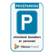 Panneau de stationnement - parking privé avec votre logo