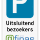 Parkeerbord Privéparking - eigen tekst en logo - verboden toegang