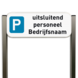 Parkeerbord bezoekers type TS - Parkeren bezoekers