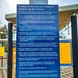 Huisregelbord ProRail / NS Stations - 320x640x25mm RAL5011