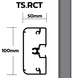 Komportaal H01a 1600mm breed, RVV-paneel 700mm hoog (type 1)