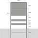 Komportaal H01a 1600mm breed, RVV-paneel 700mm hoog (type 1)