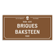 Plaque de rue - Bruxelles - Original - Personnalisable