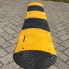 Verkeersdrempel rubber compleet - 15-20km/u - 50mm hoog - geel zwart