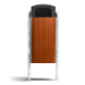 Poubelle R2 - 50 litre - Acier corten