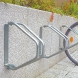 porte-vélos mural peu encombrant et orientable à 180°