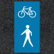 Thermoplast wegmarkering - eigen logo/ontwerp