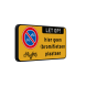 Verkeersbord RVV E03 + geen (brom)fietsen plaatsen - reflecterend