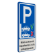 Verkeersbord - Niet achteruit inparkeren (vooruit inparkeren)
