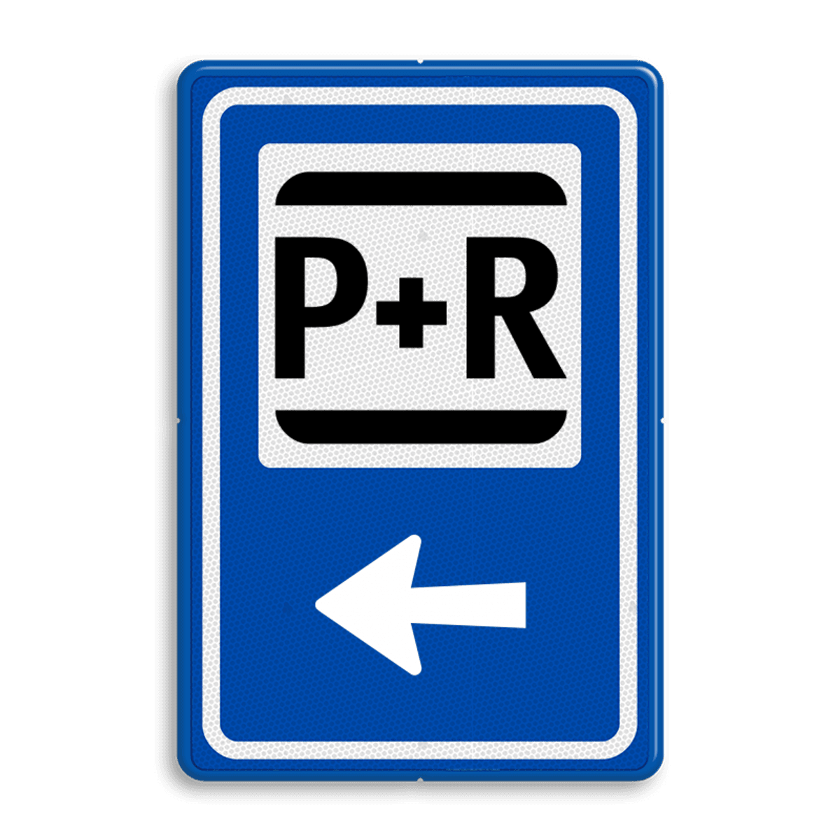 parkoページ Betekenis Verkeersteken BW101Sp03 - Verwijzing richting Parkeer en