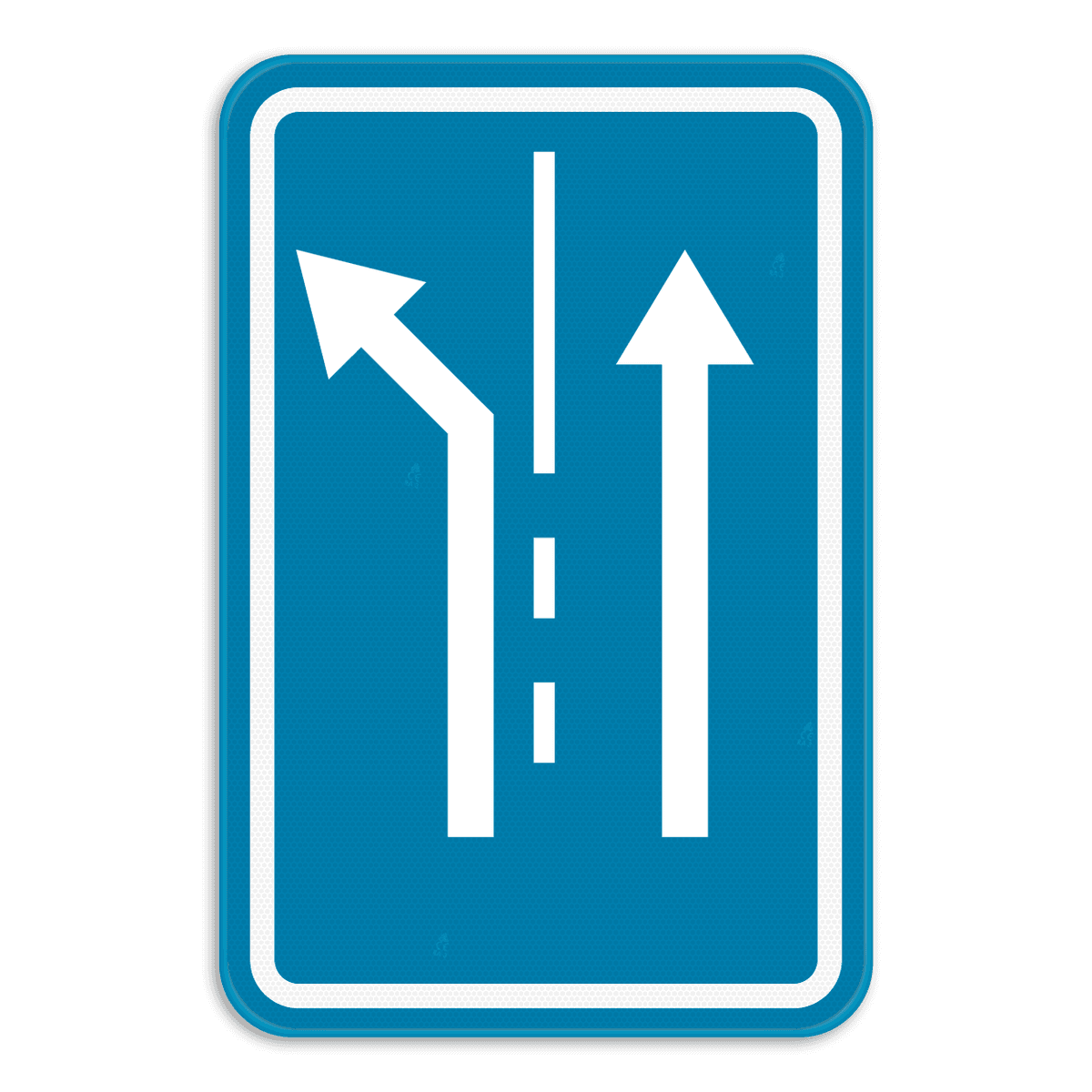 Betekenis Verkeersbord F13 - Rijstrook keuze. | Verkeersbord.be
