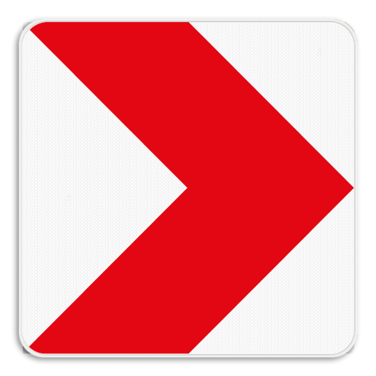 Acheter un panneau routier SB250 Type V - Balisage virage