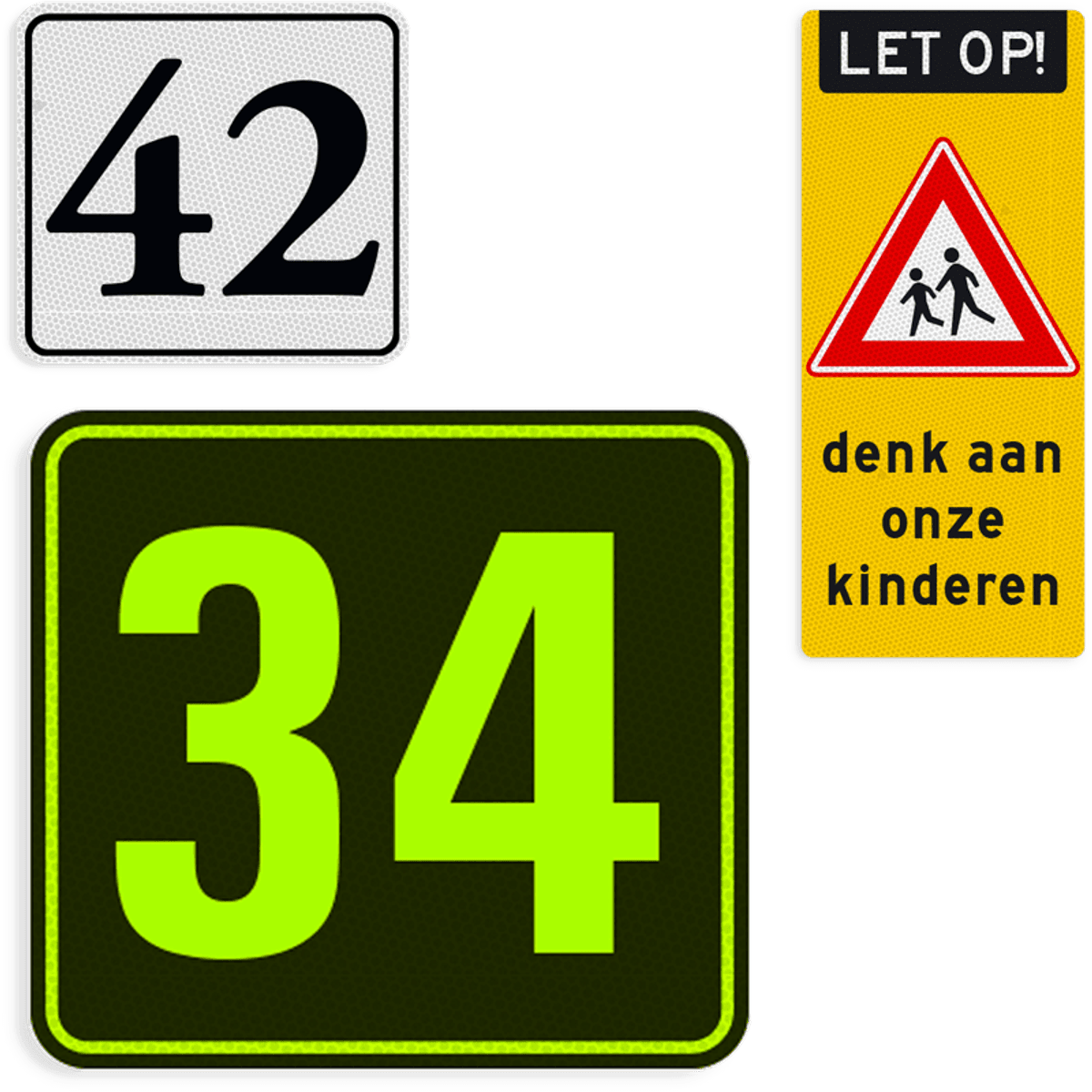 Reflecterende brievenbusstickers, brievenbusnummers voor buiten, huisnummerstickers, waterdicht, lichtbestendig, sterke stickers voor vuilnisbakken