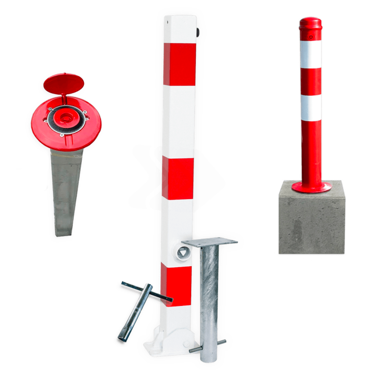 Rampaal 152mm met bodemplaat nodig